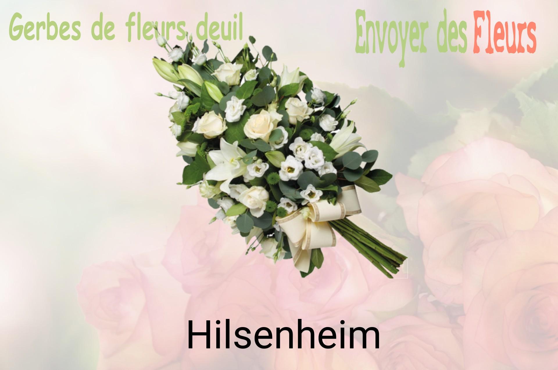 Gerbe de fleurs de deuil livrée à Hilsenheim